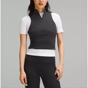 Lululemon Tight-Fit Lined Half-Zip Tank Top